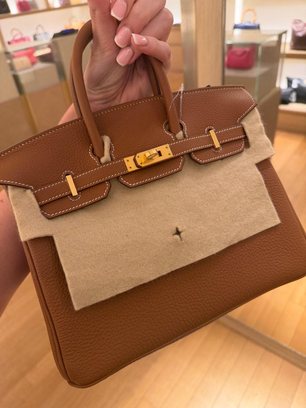ORIGINELE BIRKIN 25, Ophalen of Verzenden, Zo goed als nieuw, Zwart, Schoudertasje
