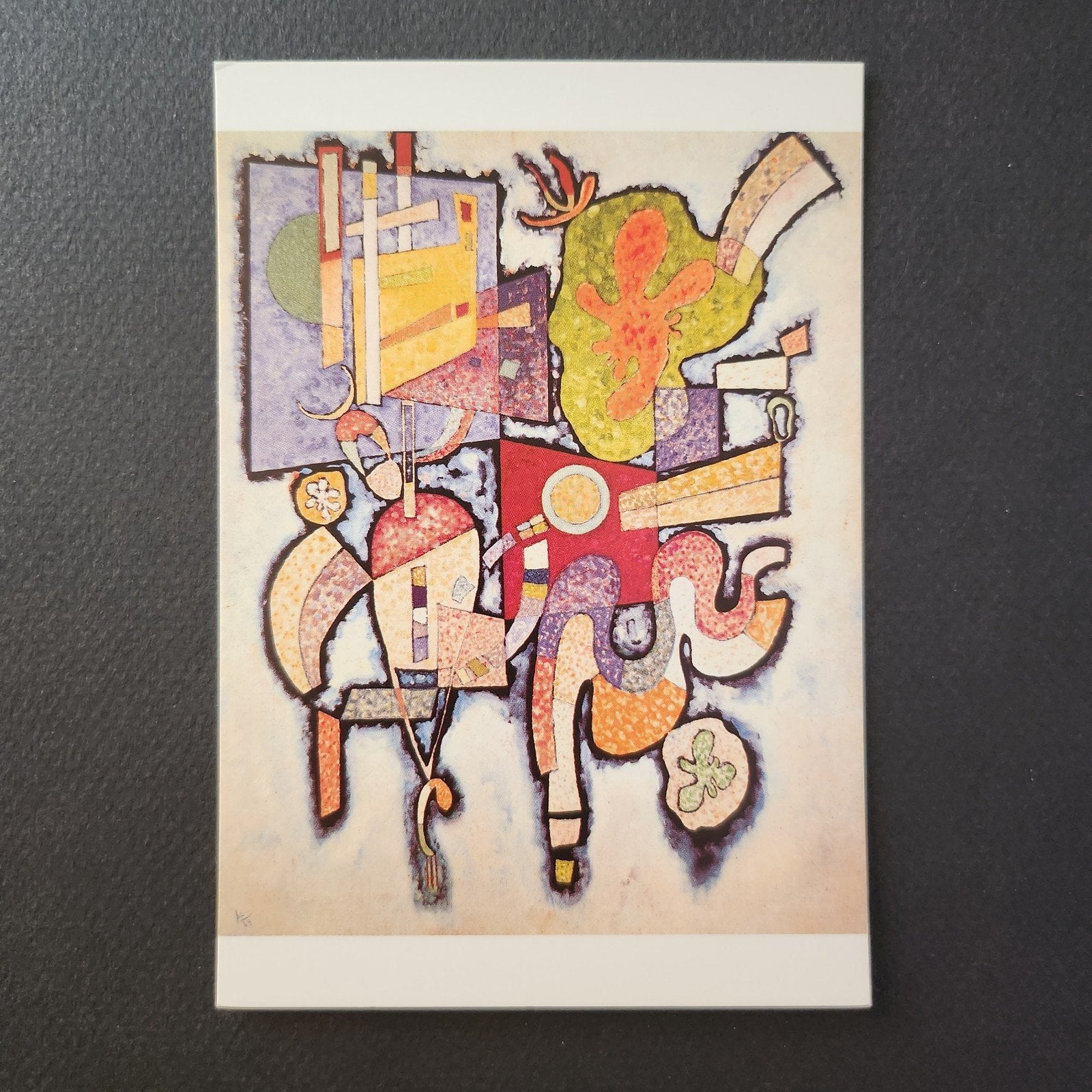 Kunstkaart Wassily Kandinsky - Ingewikkeld-eenvoudig 1939, Verzamelen, Verzenden, 1980 tot heden, Ongelopen, Cultuur en Media