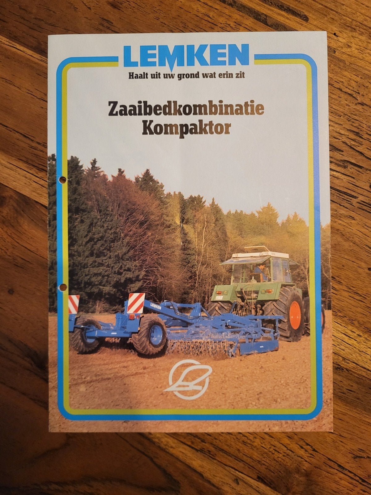 tractor folder Lemken zaaibedkombinatie Kompaktor, Ophalen of Verzenden, Zo goed als nieuw