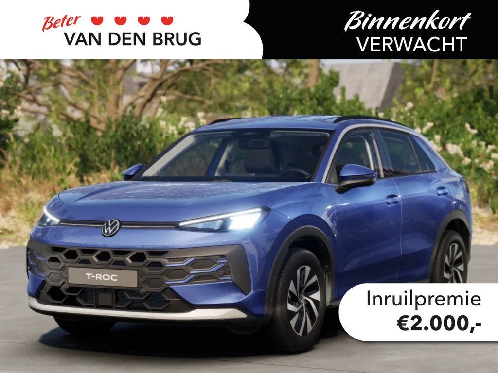 Volkswagen T-Roc 1.5 eTsi Trend First Edition | Parkeersenso, Auto's, Volkswagen, Stof, 1498 cc, Euro 6, 4 cilinders