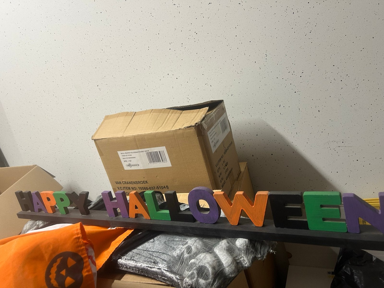 Grote partij Halloween spullen: kleding, decoratie, licht &, Ophalen, Gebruikt, Overige typen, Halloween of Griezel