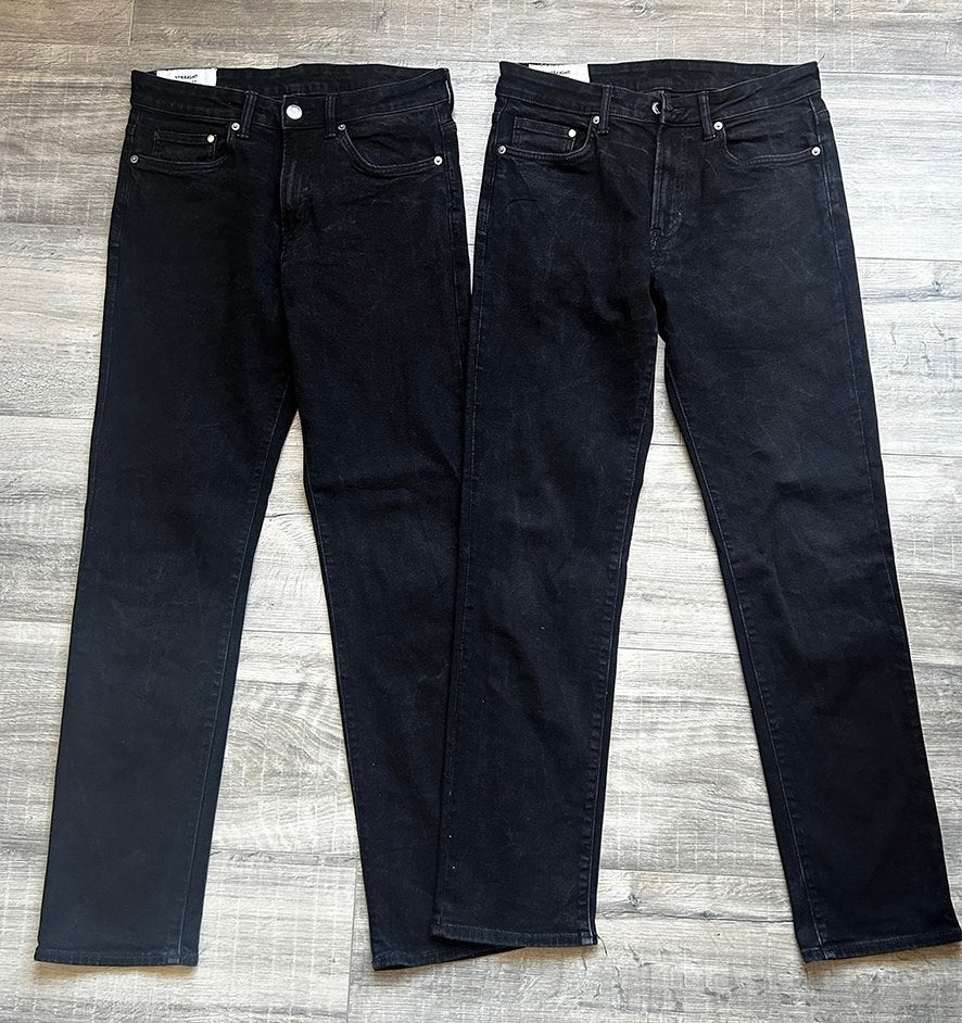 H&M broeken 31/34, Zwart, W32 (confectie 46) of kleiner, Ophalen of Verzenden, Zo goed als nieuw