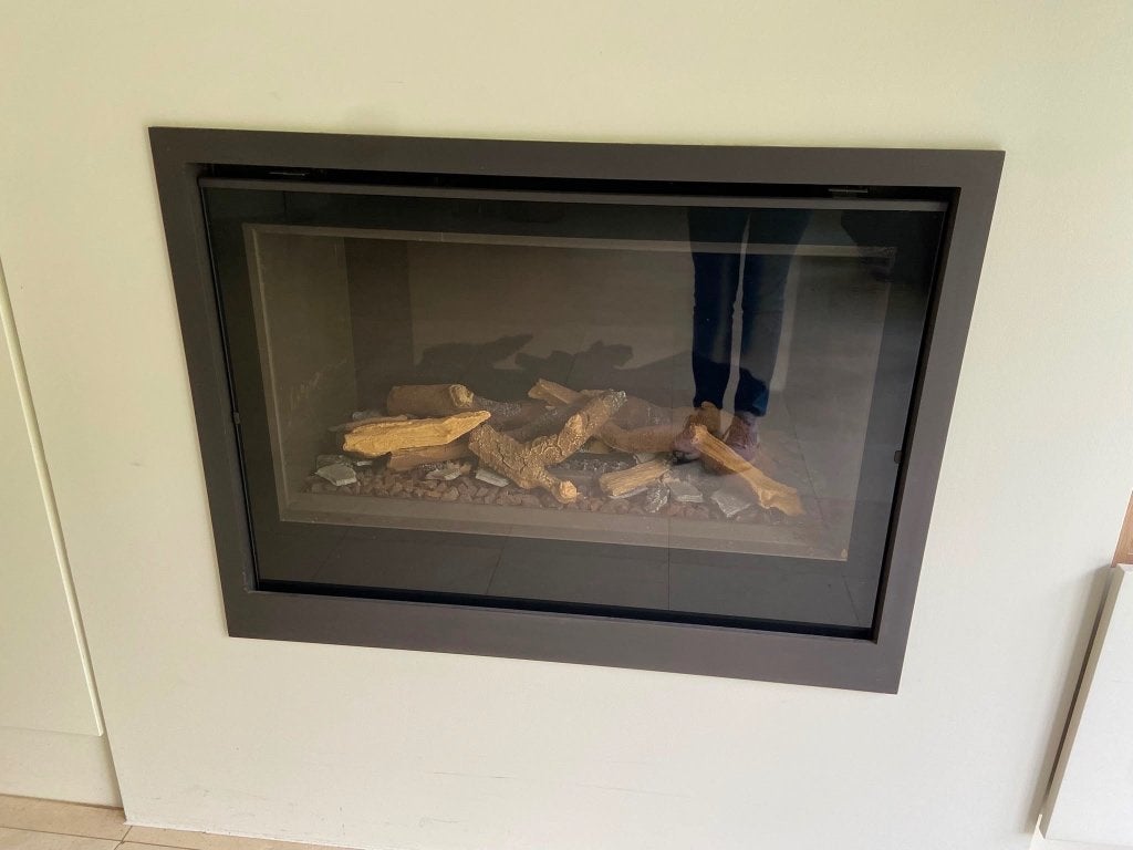 Inbouw gashaard, Huis en Inrichting, Haarden, Ophalen, Gebruikt, Inbouwhaard, Gashaard