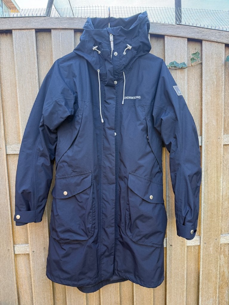 Didriksons dames regenjas maat 40 (100% waterproof), Kleding | Dames, Maat 38/40 (M), Blauw, Ophalen of Verzenden, Zo goed als nieuw