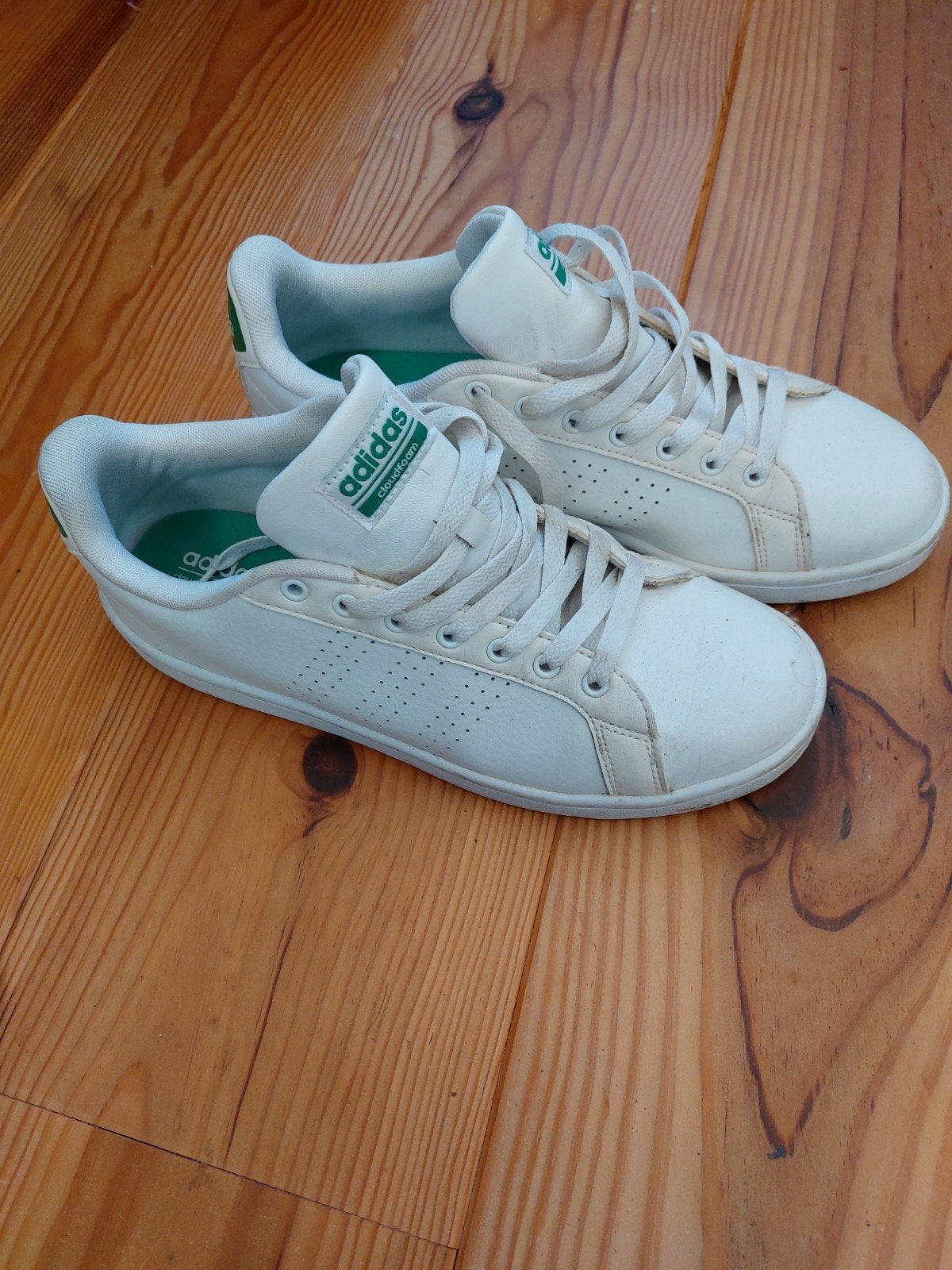Adidas Neo groen wit, Wit, Ophalen of Verzenden, Adidas, Sneakers of Gympen