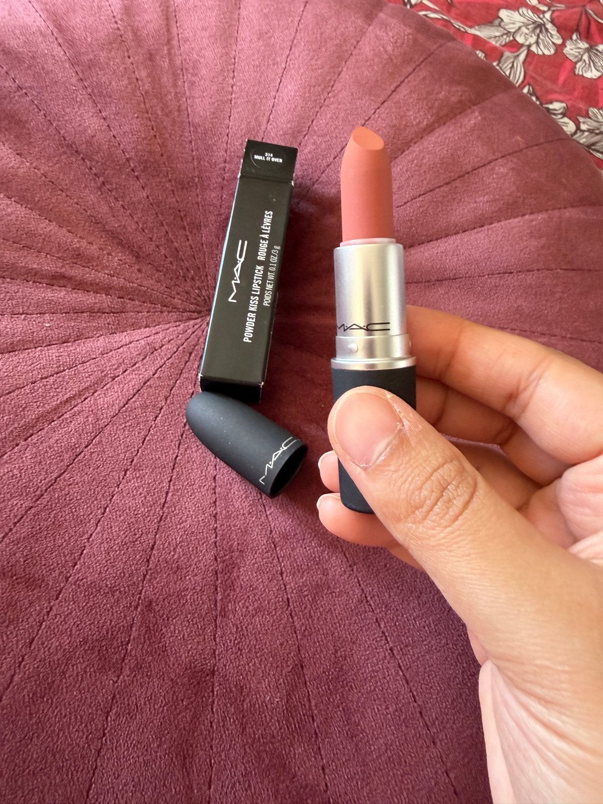 MAC Powder Kiss Lipstick - Mull It Over (Nieuw), Lippen, Nieuw, Ophalen of Verzenden, Make-up