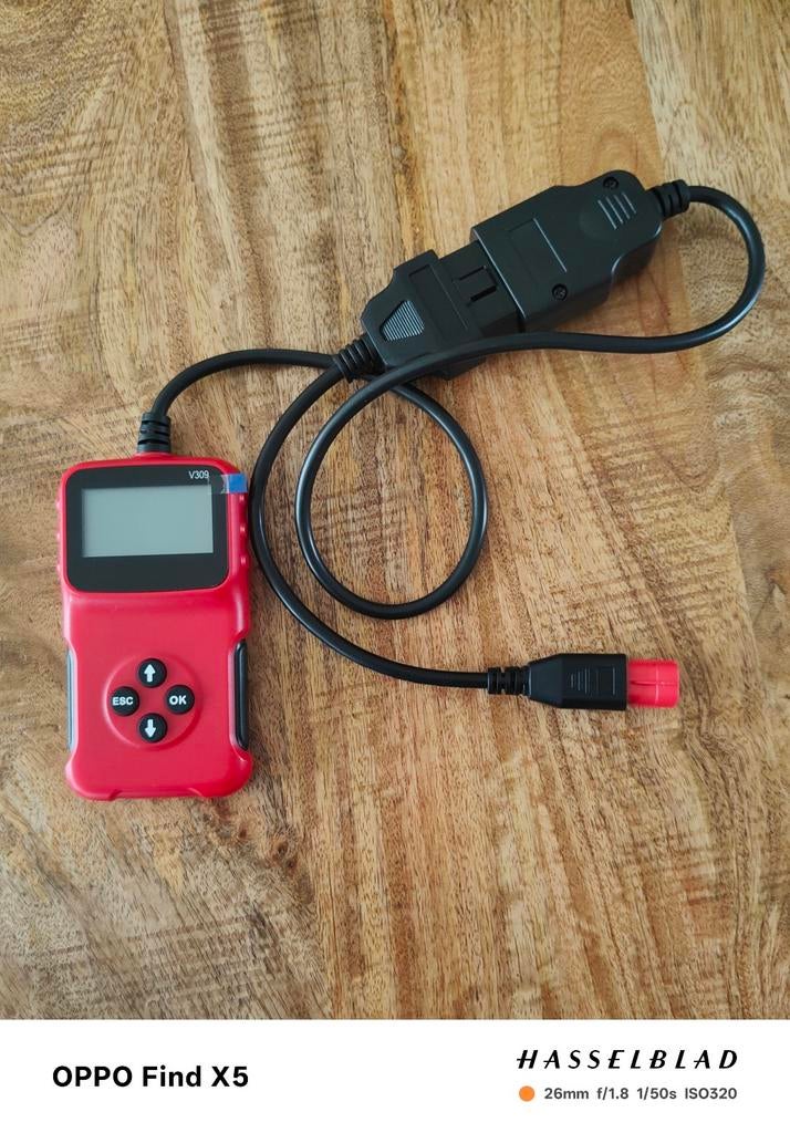 OBD2  Diagnosetool - Euro 5 Compatibel en Ducati 4 pin, Motoren, Ophalen, Nieuw