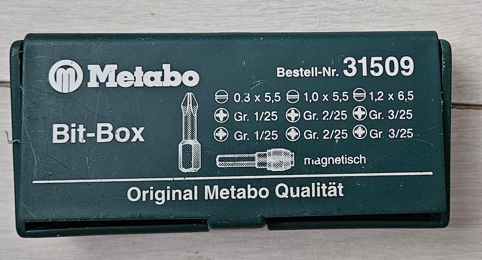 Metabo Bit-Box en diverse gereedschappen, Ophalen, Gebruikt, Bitset