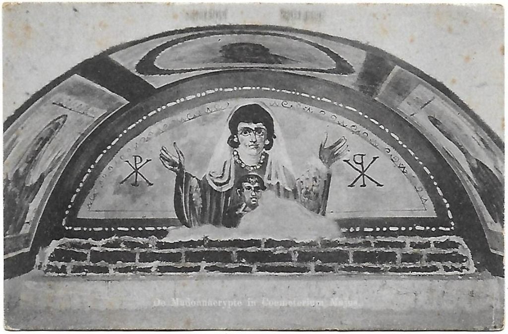 Valkenburg romeinsche katakomben oude ansichtkaart ( a1122 ), Ophalen of Verzenden, 1960 tot 1980, Gelopen, Noord-Brabant