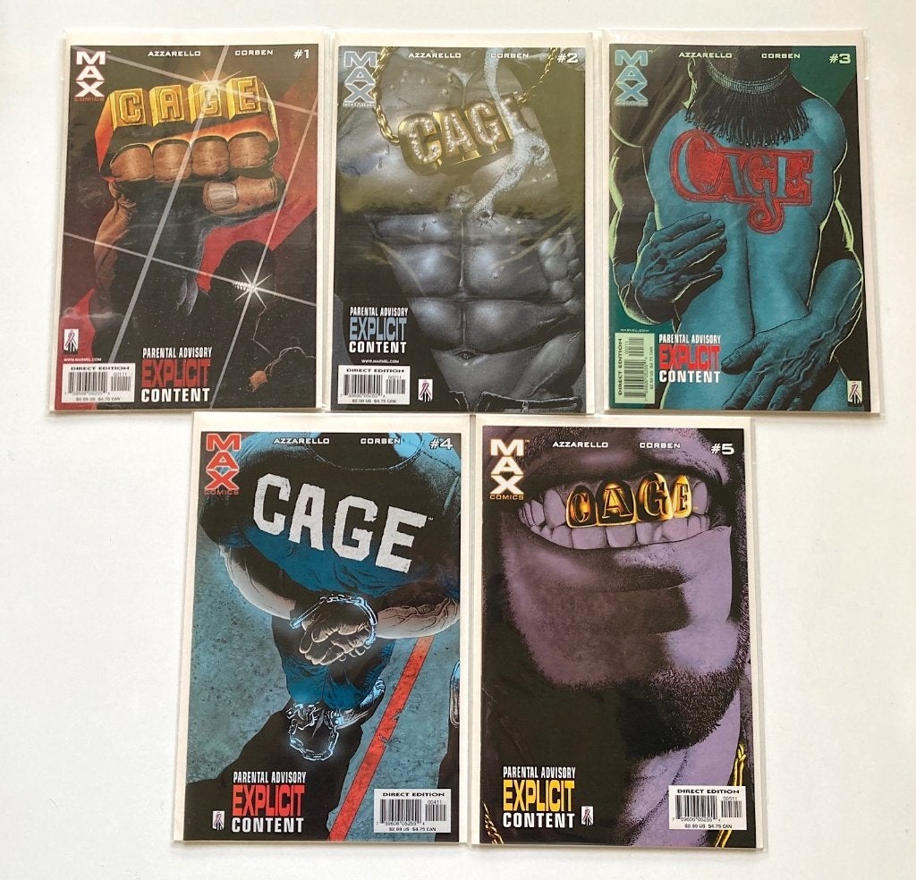 Cage #1-5 (Marvel Max Comics 2002) Richard Corben, Ophalen, Amerika, Complete serie of reeks, Nieuw