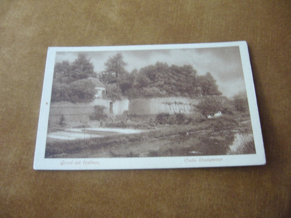 HATTEM  =  OUDE STADSMUUR, Ophalen of Verzenden, 1920 tot 1940, Ongelopen, Gelderland