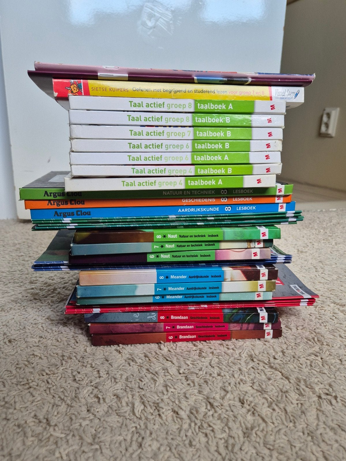 Schoolboeken groep 6, 7 en 8 basisschool, Ophalen, Gelezen, Overige niveaus, Aardrijkskunde