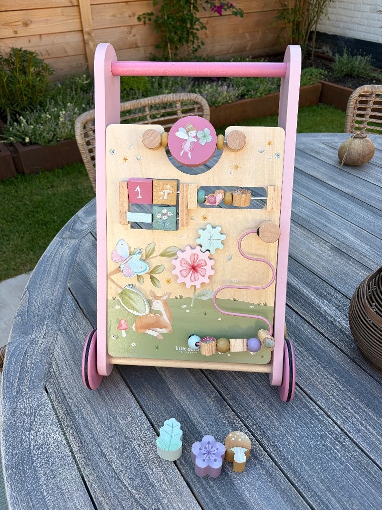 Little Dutch activiteitenloopwagen Fairy Garden, Ophalen of Verzenden, Zo goed als nieuw, Overige typen, Met wieltjes