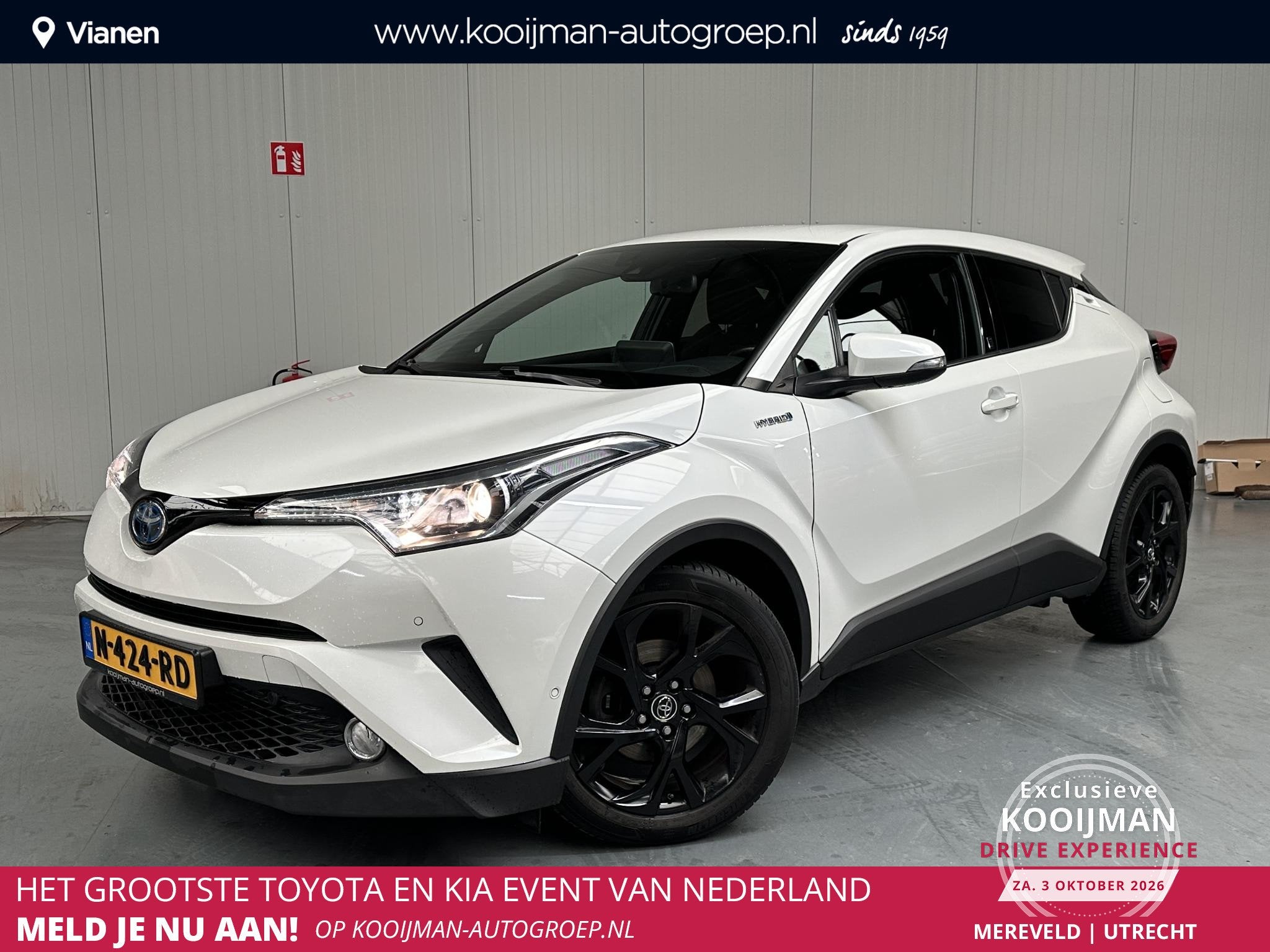 Toyota C-HR 1.8 Hybrid Dynamic | Stoel/stuurwielverwarming |, Auto's, Stoelverwarming, Stof, Euro 6, 4 cilinders