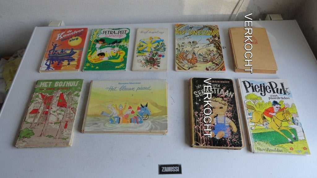 Antieke boekjes, De Kameleon, Pietje Puk, Petra en Peet etc, Ophalen of Verzenden