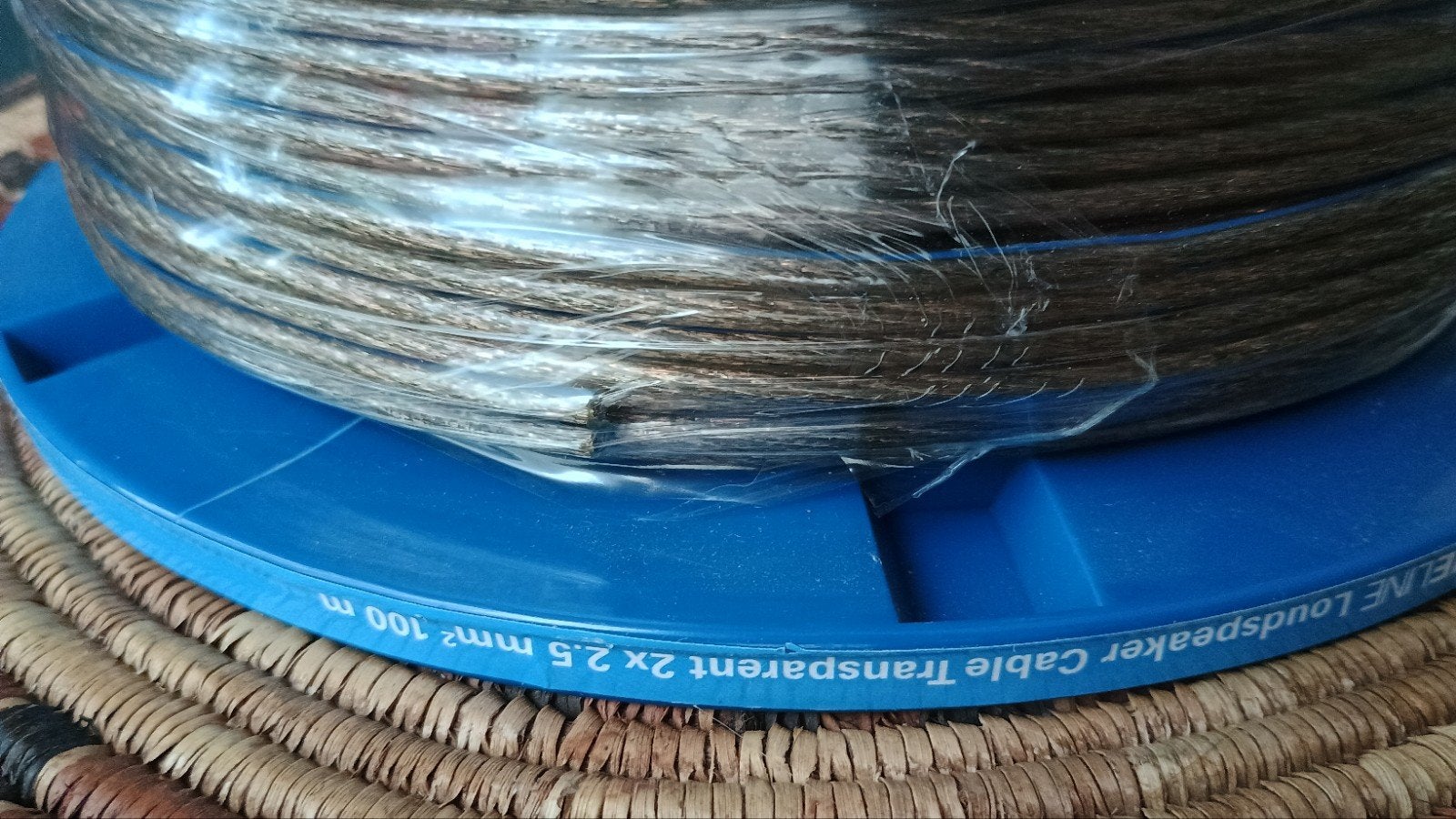 Valueline Luidsprekerkabel 2x 2.5mm² - 100m spoel, Ophalen of Verzenden, Nieuw, 10 meter of meer, Luidsprekerkabel