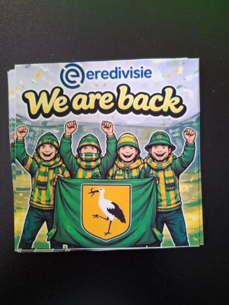 Ado den Haag stickers (25 stuks), Ophalen of Verzenden, Nieuw