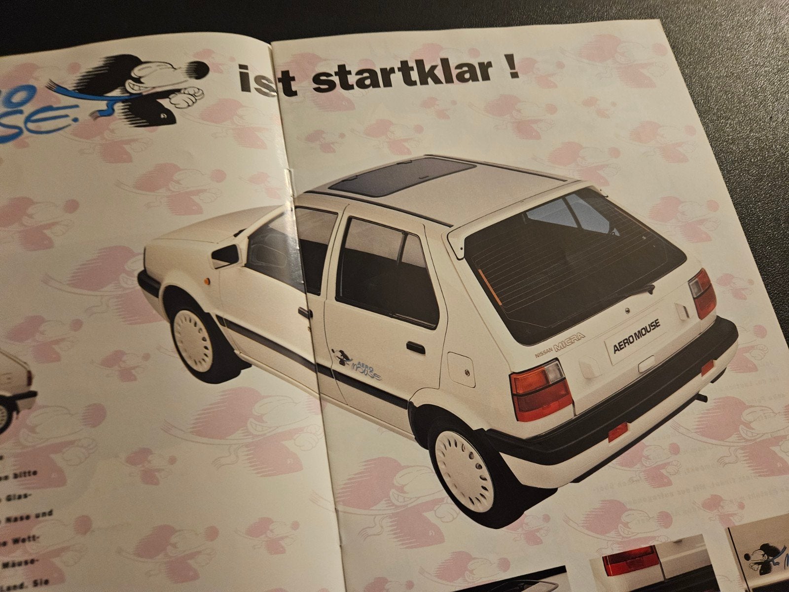 Brochure Nissan Micra Mouse Oostenrijk, Ophalen of Verzenden, Zo goed als nieuw, Nissan
