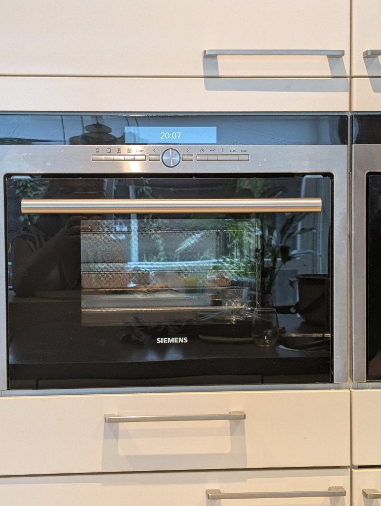 Stoomoven van Siemens, Witgoed en Apparatuur, Ovens, Ophalen, 45 tot 50 cm, Siemens, Inbouw