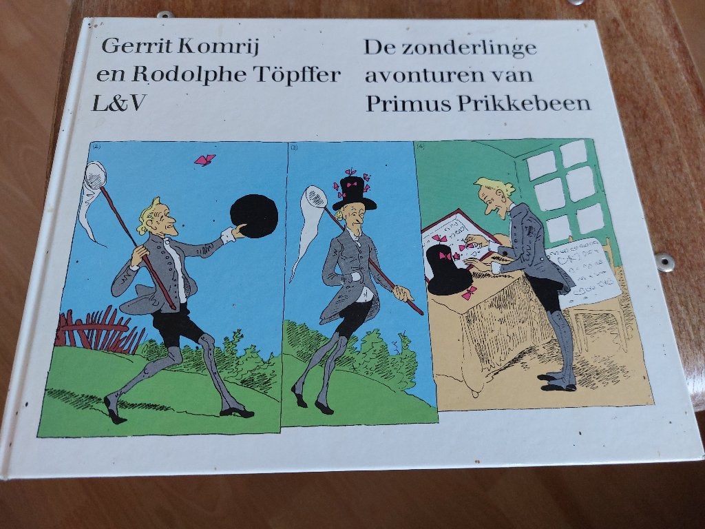 Komrij,Töpffer de zonderlinge avonturen van PrimusPrikkebeen, Ophalen of Verzenden, Zo goed als nieuw