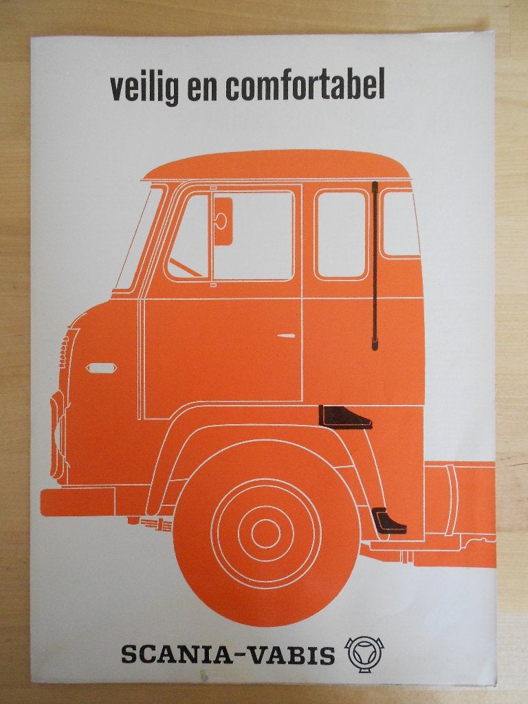 Scania Vabis LB76 Brochure ca 1965 – LB 76 - NL, Boeken, Auto's | Folders en Tijdschriften, Zo goed als nieuw, Overige merken