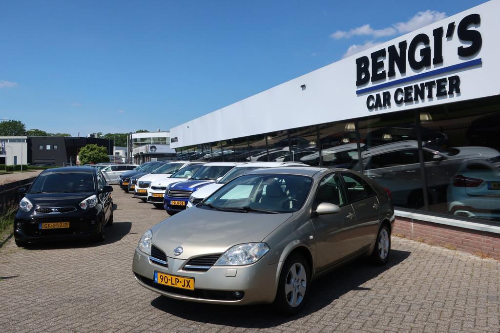 Nissan Primera 2.0 Acenta. Adap.CRUISE_A.KAMERA_NAP., Voorwielaandrijving, 1998 cc, Gebruikt, Beige