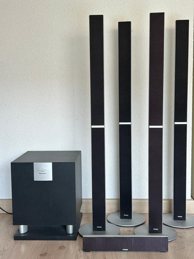 Pioneer surround set met subwoofer, Ophalen of Verzenden, Gebruikt, Subwoofer, Overige merken