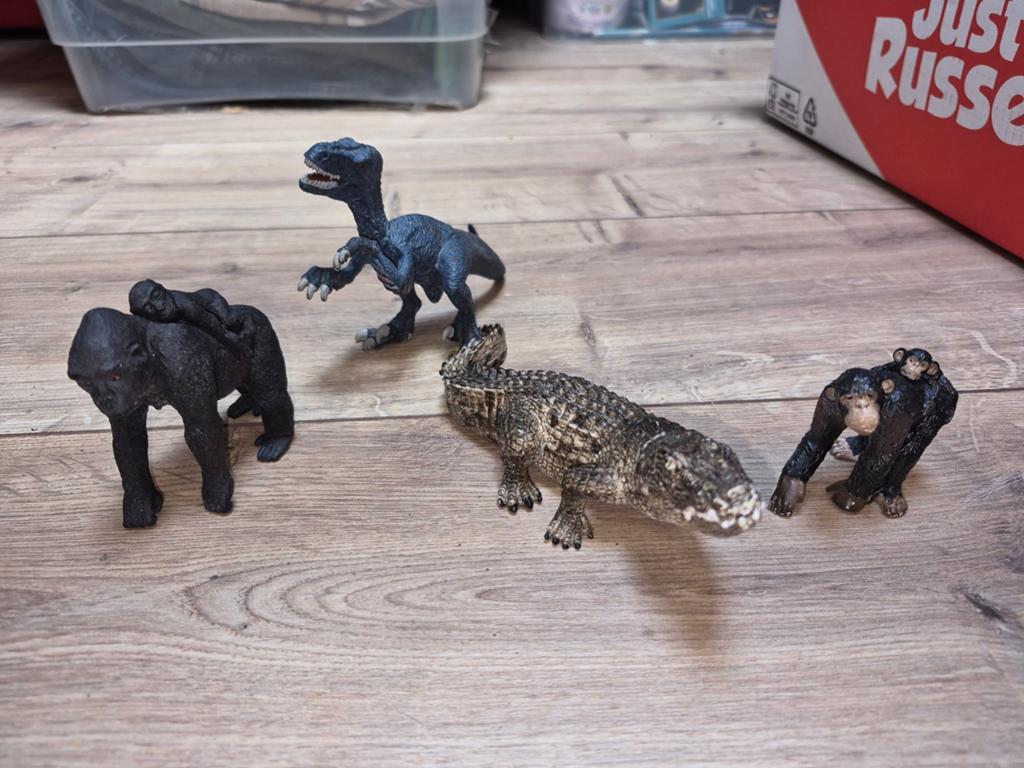 Schleich & Papo Dieren: Apen, Dino, Krokodil, Ophalen of Verzenden, Jongen of Meisje
