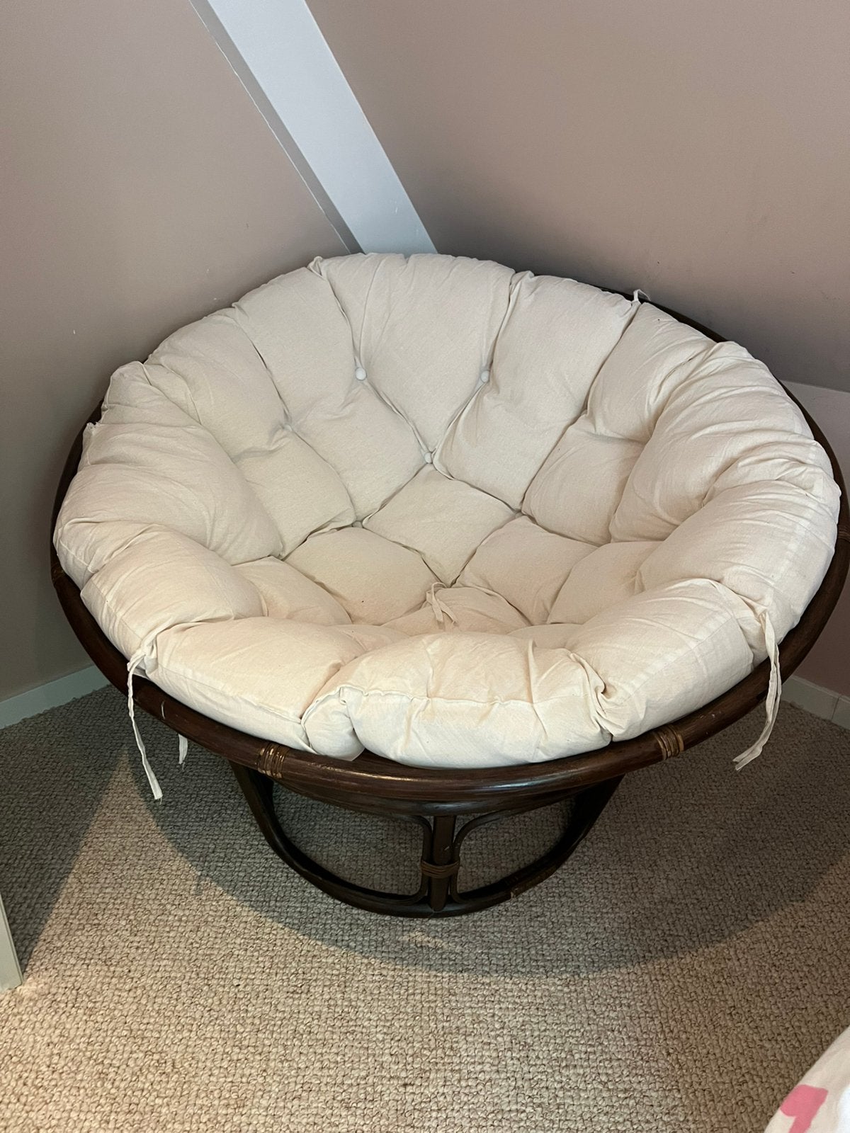 Loungestoel, Ophalen, Gebruikt, Bruin, Eén