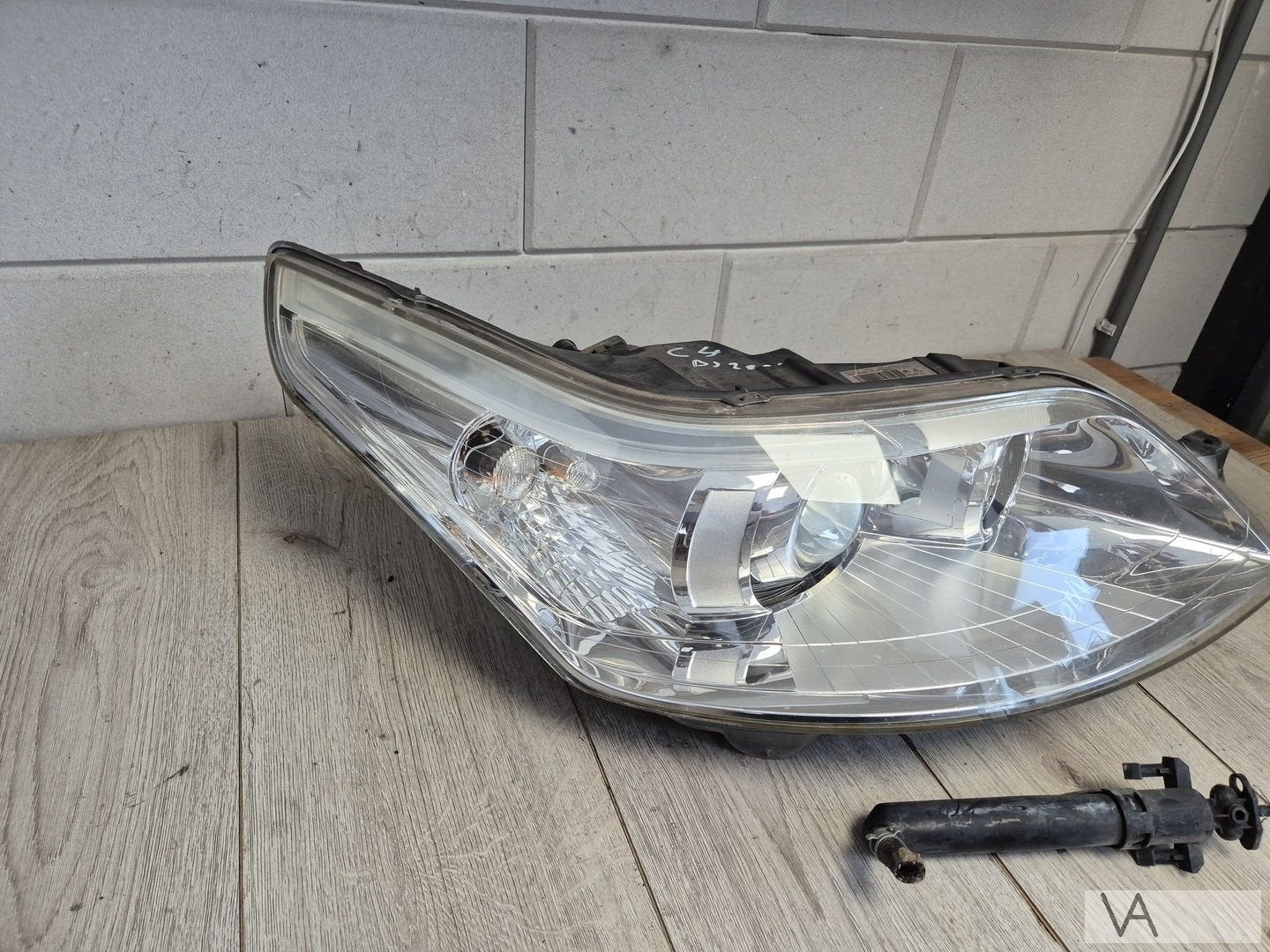 Citroen C4 2004 tot 2010 xenon koplamp rechts met module, Gebruikt, -, Ophalen of Verzenden, -