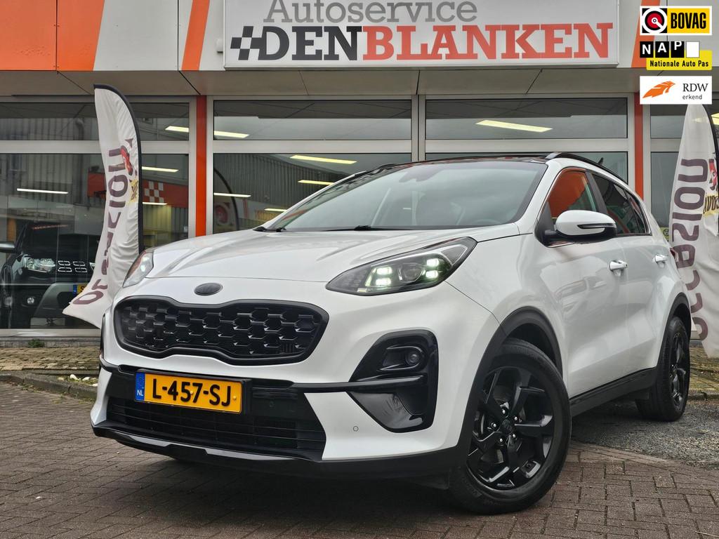 Kia Sportage 1.6 T-GDI Black Edition Automaat BJ.2021 / Pano, 15 km/l, Gebruikt, 4 cilinders, Wit