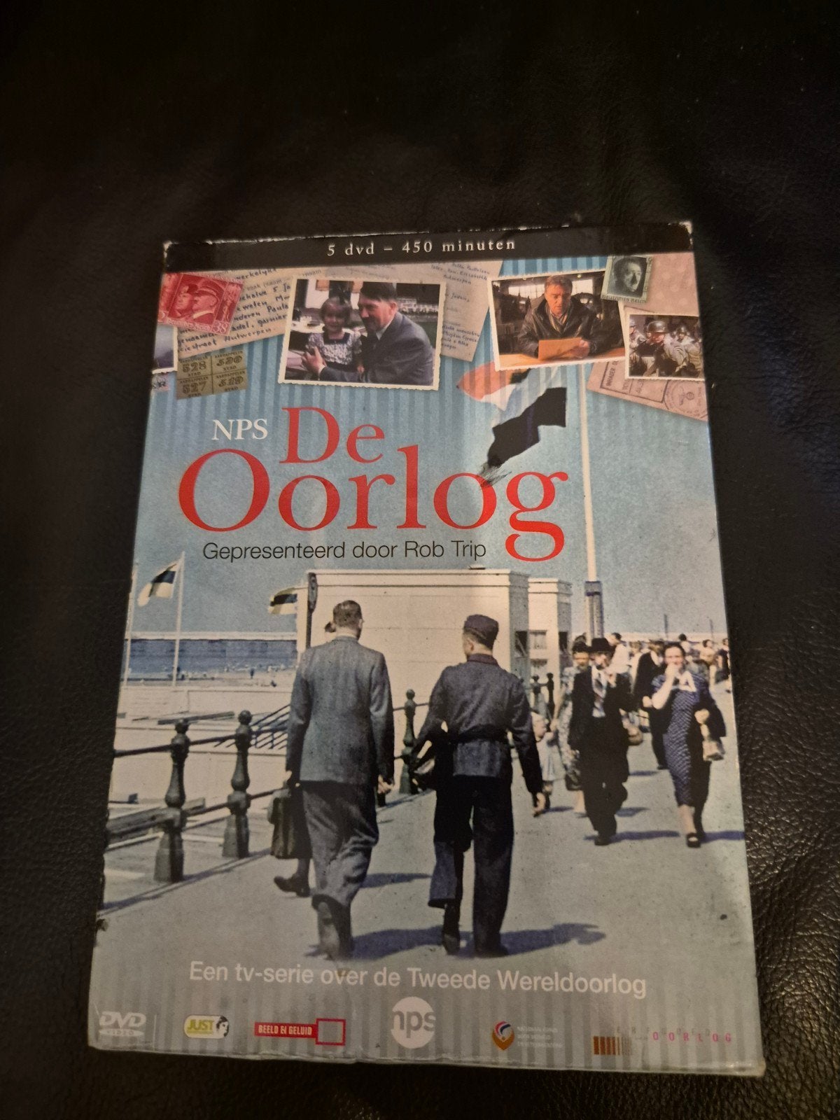 NPS De Oorlog - 5 DVD Boxset over WOII, Gebruikt, Oorlog of Misdaad, Nederlands, Vanaf 12 jaar