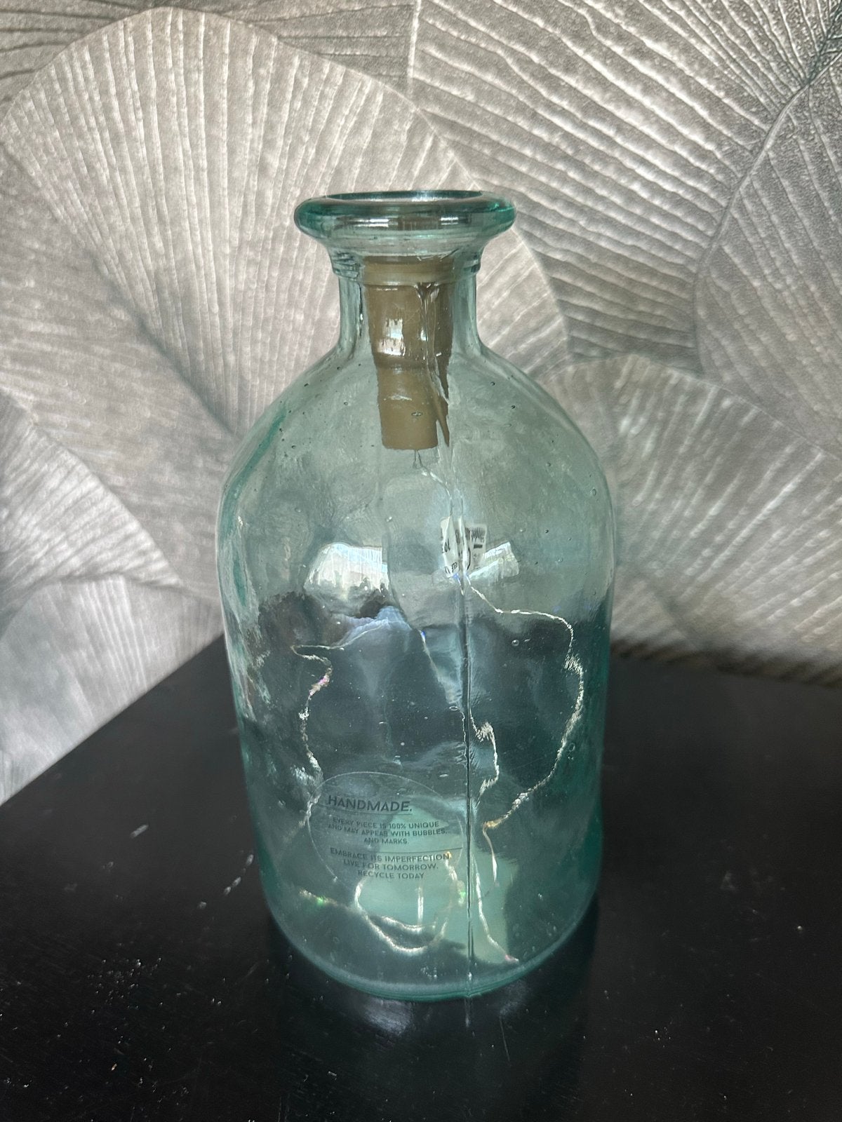 Decoratieve fles met LED-verlichting, Ophalen