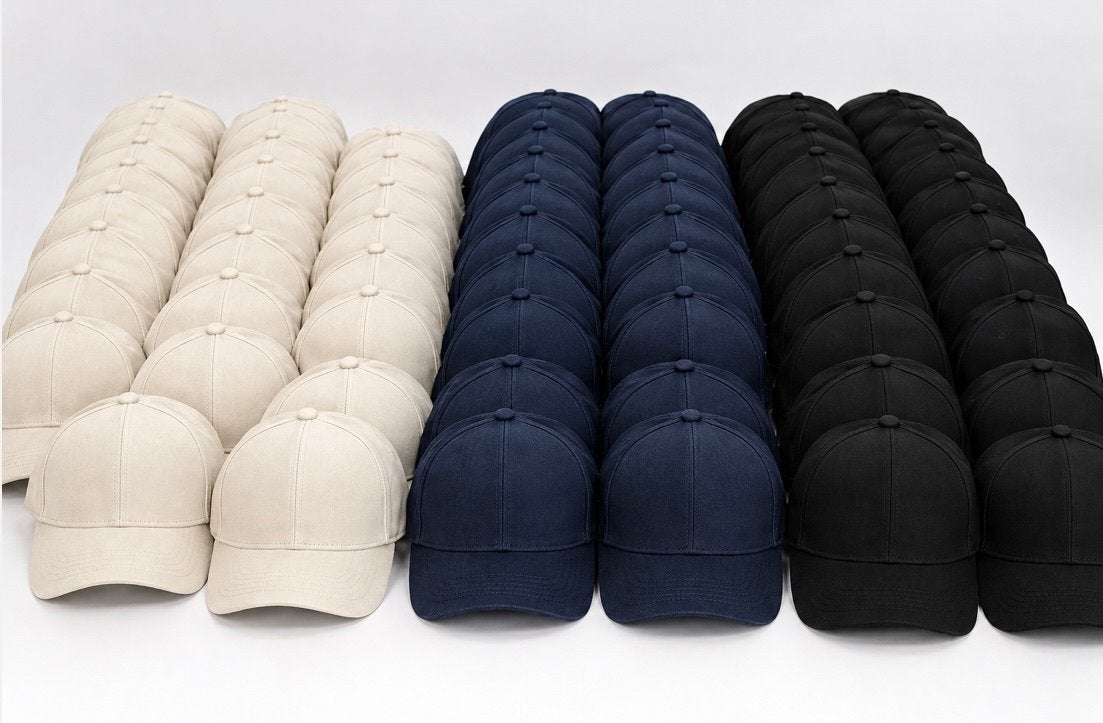 Groothandel petten zonder logo - 3 kleuren, Verzenden, Nieuw, One size fits all, Pet