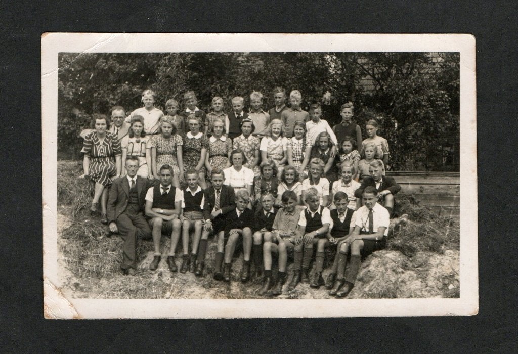 Foto Wildervank Schoolfoto Jaren 30/40., Foto, Ophalen of Verzenden, Zo goed als nieuw, Voor 1940