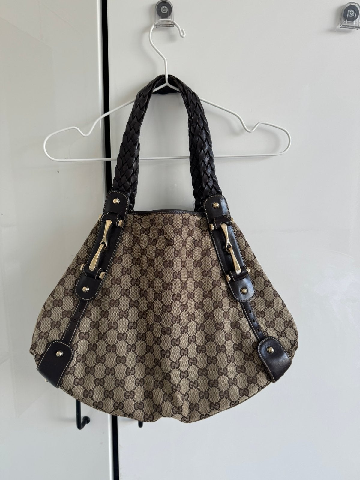 Gucci pelham tas, Sieraden, Tassen en Uiterlijk, Ophalen, Gebruikt, Beige, Schoudertasje