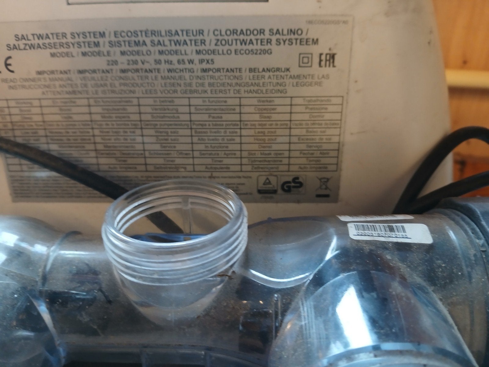 Intex ECO5220G Zoutwatersysteem / Zoutchlorinator, Ophalen, Gebruikt, Overige typen