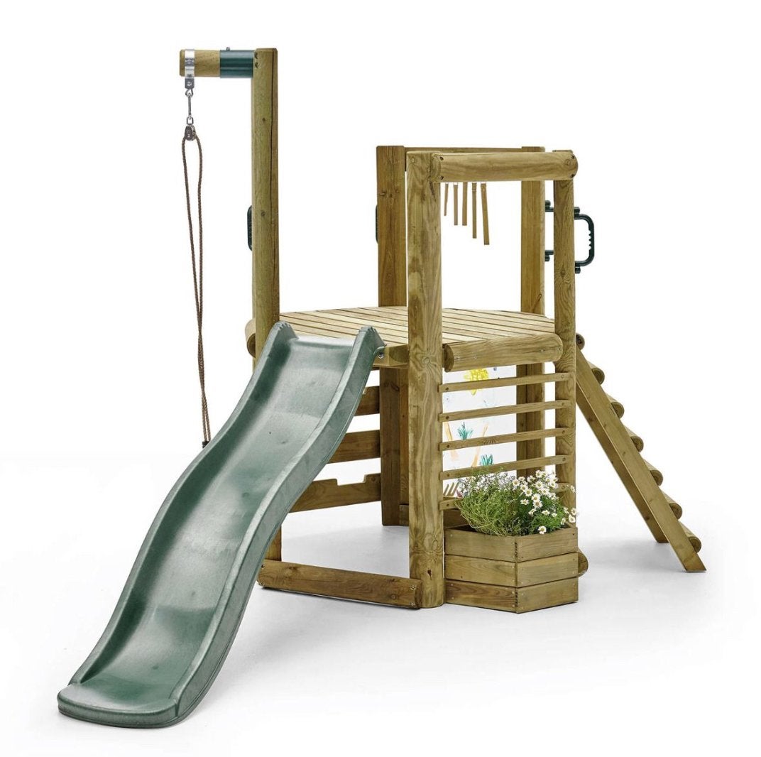 Plum Discovery Woodland Treehouse speeltoestel, Ophalen, Gebruikt, Glijbaan