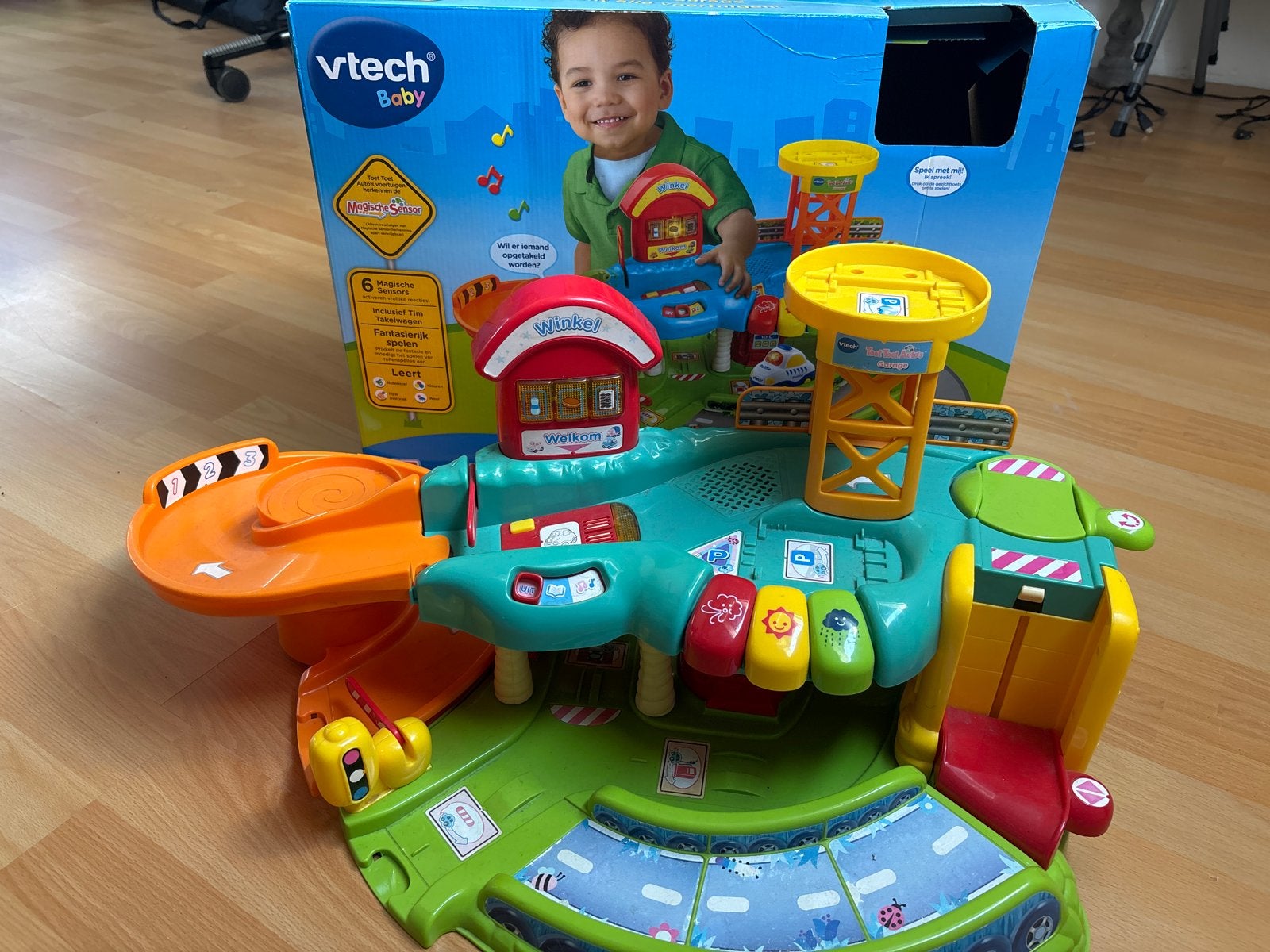 VTech Toet Toet Autogarage Speelset, Ophalen, Gebruikt, Jongen of Meisje