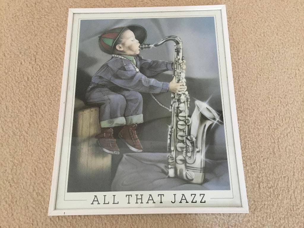Foto in lijst   All That Jazz, Minder dan 50 cm, Ophalen of Verzenden, Zo goed als nieuw, Foto of Poster