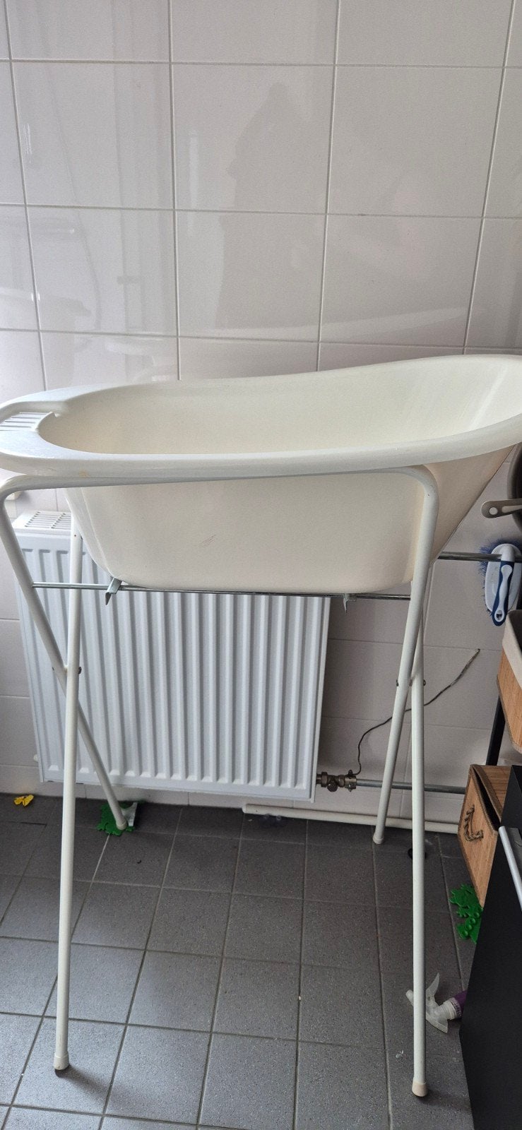 Baby badje met standaard en Tummy Tub, Kinderen en Baby's, Badjes en Verzorging, Ophalen, Gebruikt, Badje, Standaard