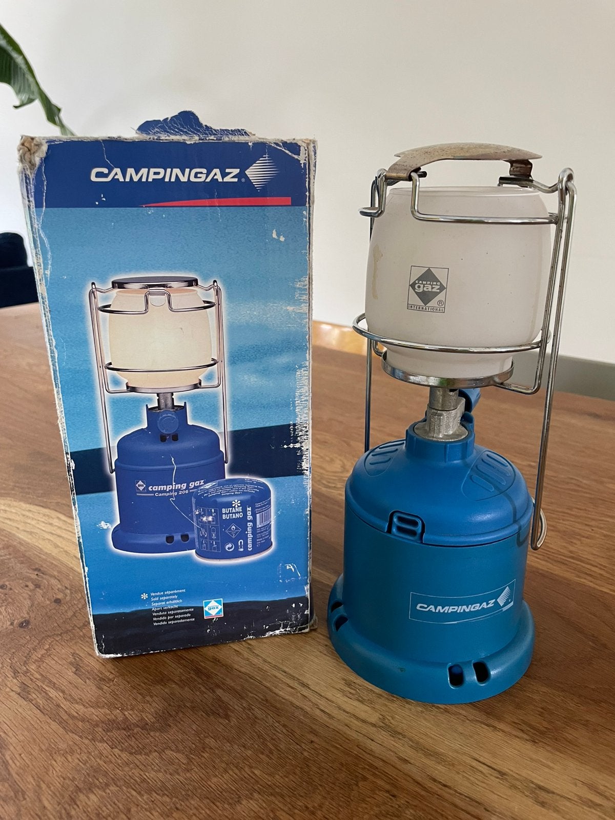 Campingaz gaslamp 80w, Ophalen of Verzenden, Gebruikt