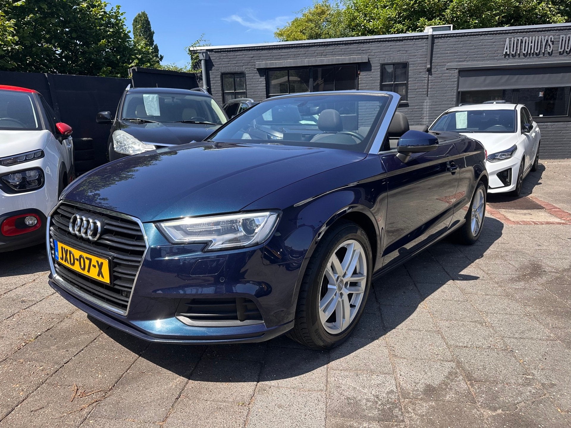 Audi A3 Cabriolet 1.4 TFSI|Navi|LED|Clima, Auto's, Audi, Voorwielaandrijving, Stof, Gebruikt, Zwart