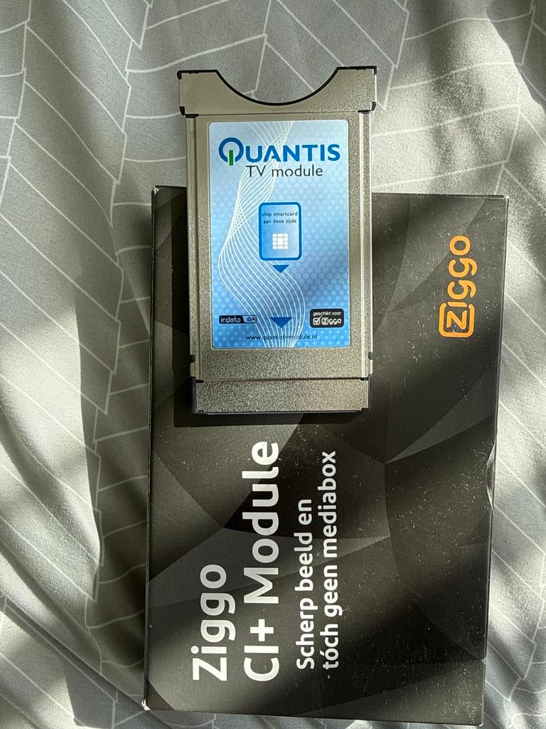 Ziggo CI+ Module - Quantis TV module voor scherp beeld, Audio, Tv en Foto, Decoders en Harddiskrecorders, Zo goed als nieuw, Decoder