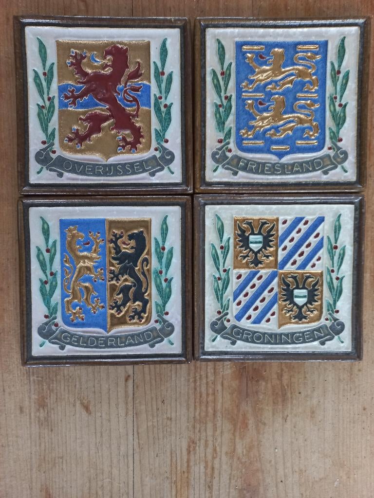 Speciaal setje provinciewapens Porceleyne Fles, Ophalen of Verzenden