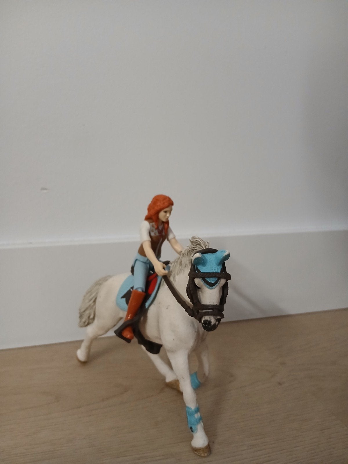 Schleich paard met ruiter - Zo goed als nieuw, Ophalen of Verzenden