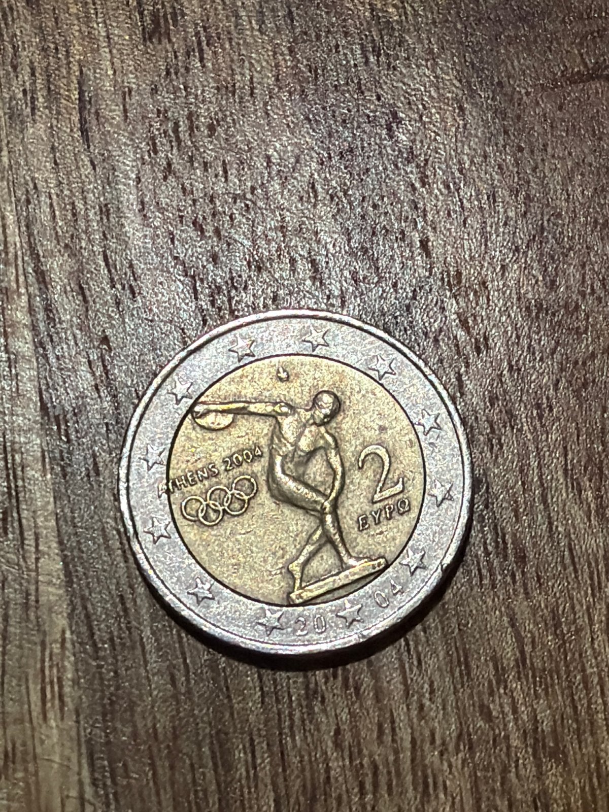 2 Euro Herdenkingsmunt Athene 2004 Olympische Spelen, Ophalen of Verzenden, Griekenland, 2 euro, Losse munt