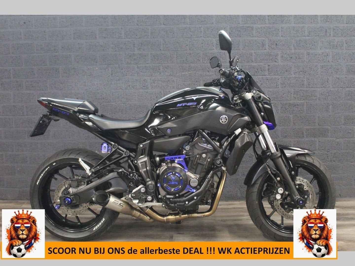 YAMAHA MT 07 ABS (bj 2017) 35,444 km SC-Project 35KW A2 mog., Motoren, Motoren | Yamaha, Bedrijf, Naked bike, 2 cilinders, Minimaal motorrijbewijs A2