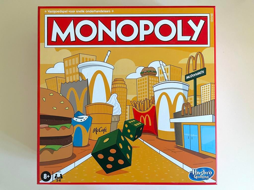 Monopoly McDonald's editie NIEUW!, Drie of vier spelers, Ophalen of Verzenden, Nieuw