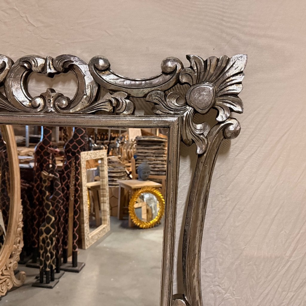 barok spiegel - houten lijst 150 x 80 cm - Gratis bezorgd, TTM Wonen, Meubels – (Perzische) Tapijten en Woonaccessoires, Taag 63, 2491 CS, Den Haag (Forepark)